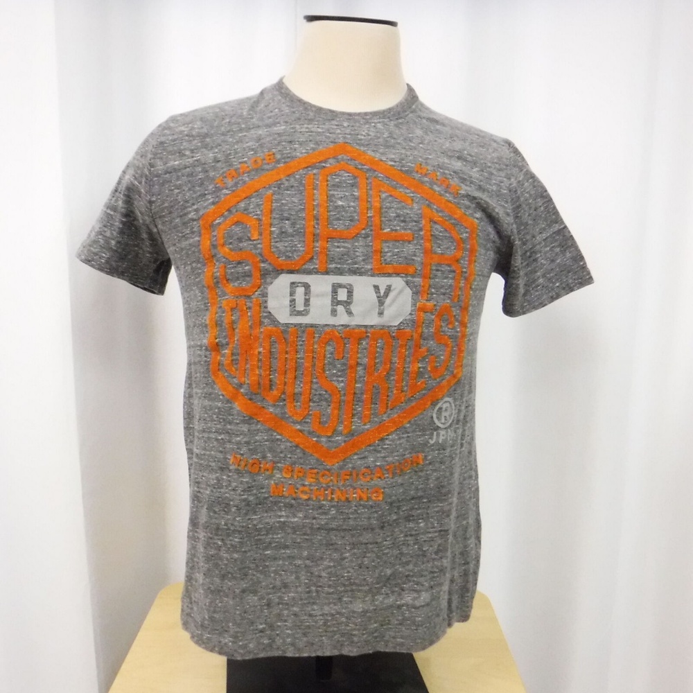 Super Dry Industries Raised Felt Logo T-Shirt